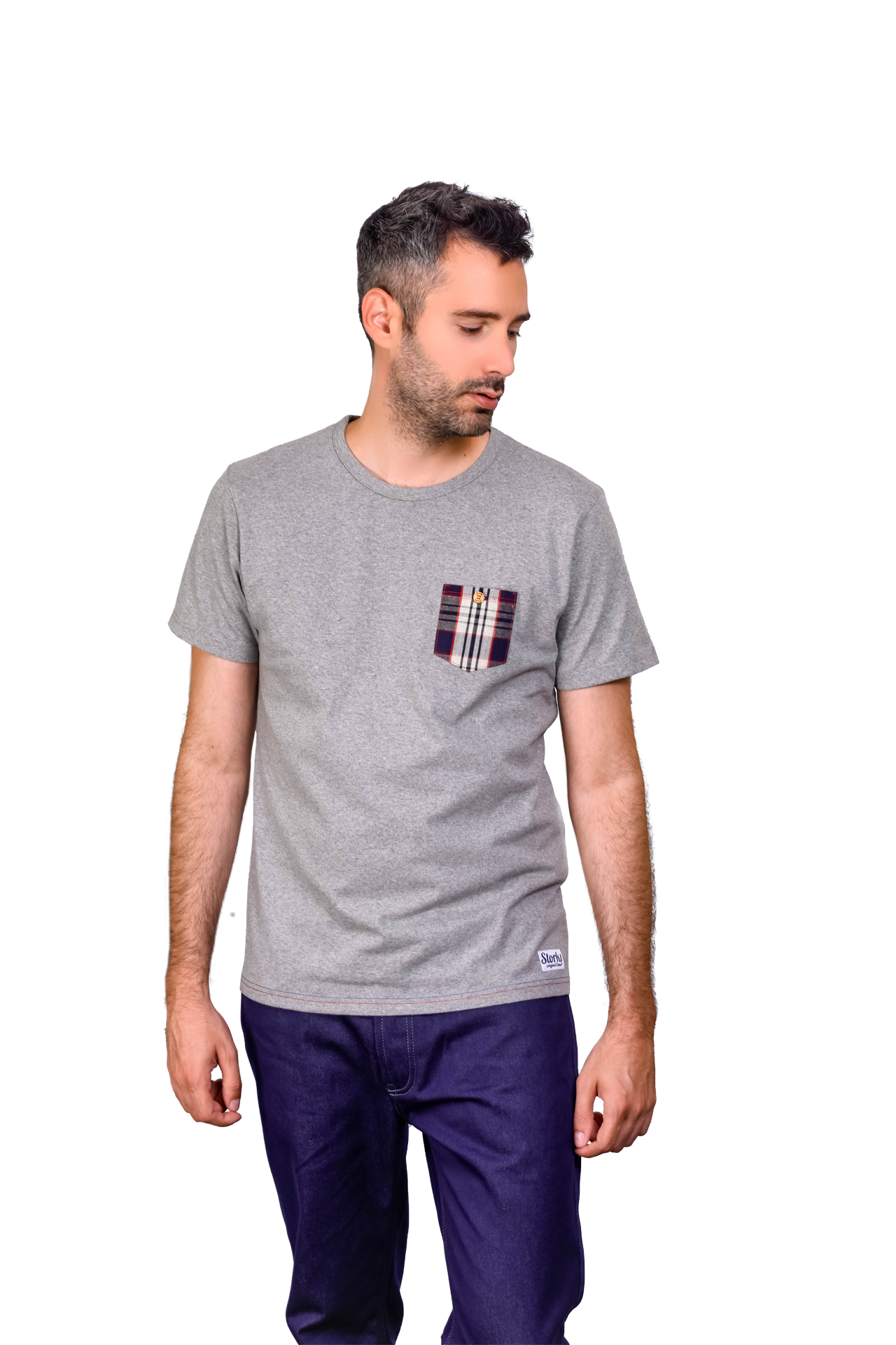 T-Shirt Homme avec poche en Kelsch alsacien